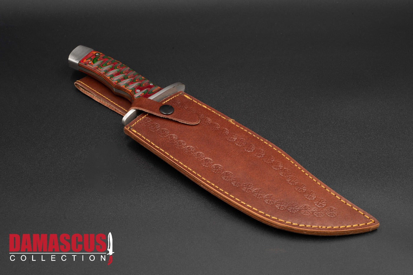 Damascus Steel Bowie Knife