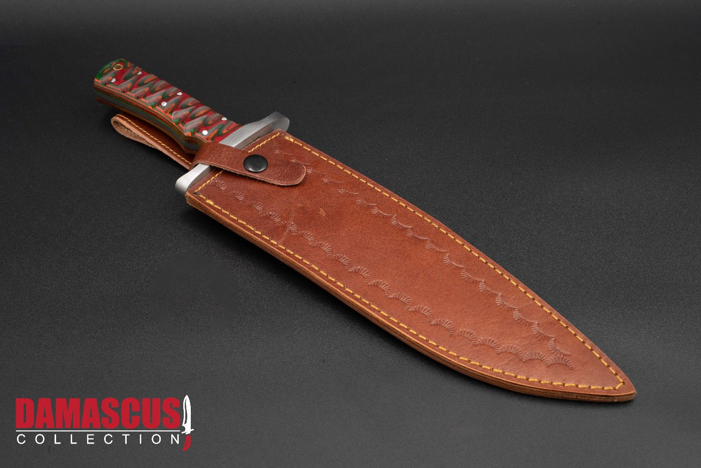 Damascus Steel Bowie Knife