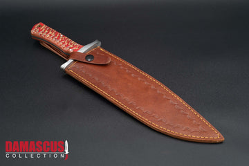 Damascus Steel Bowie Knife BOW-1107 14 inch Blade