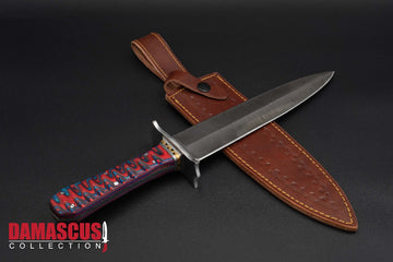 Damascus Steel Dagger Knife 14-inch Blade DGR-1101