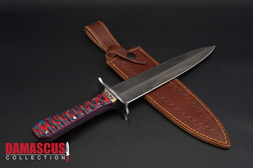 Damascus Steel Dagger Knife 14-inch Blade DGR-1102