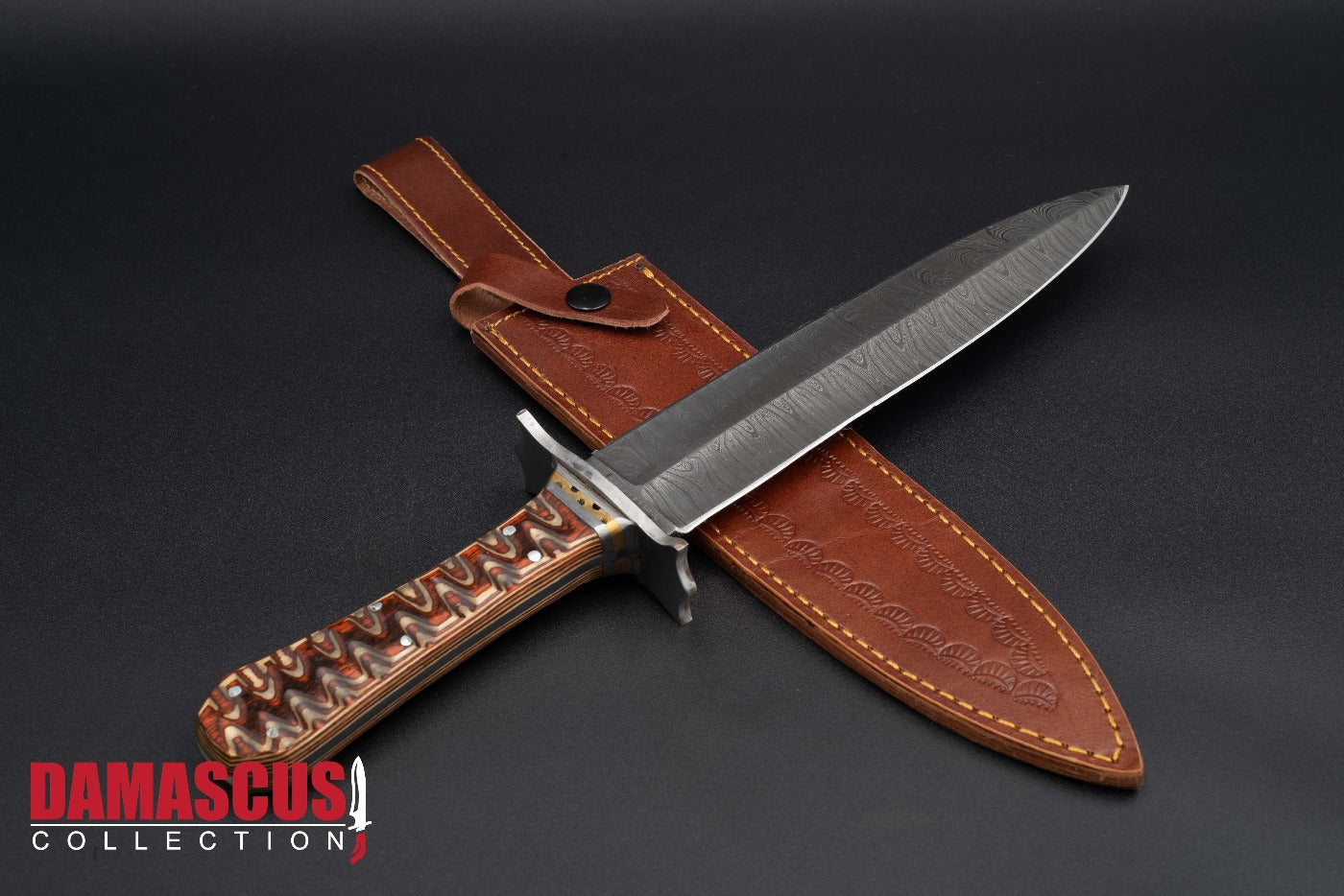 Damascus Steel Dagger Knife