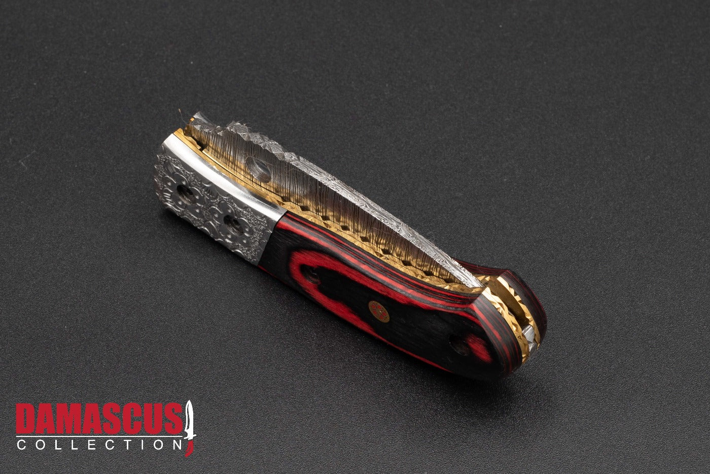 Damascus Steel Folding Knife