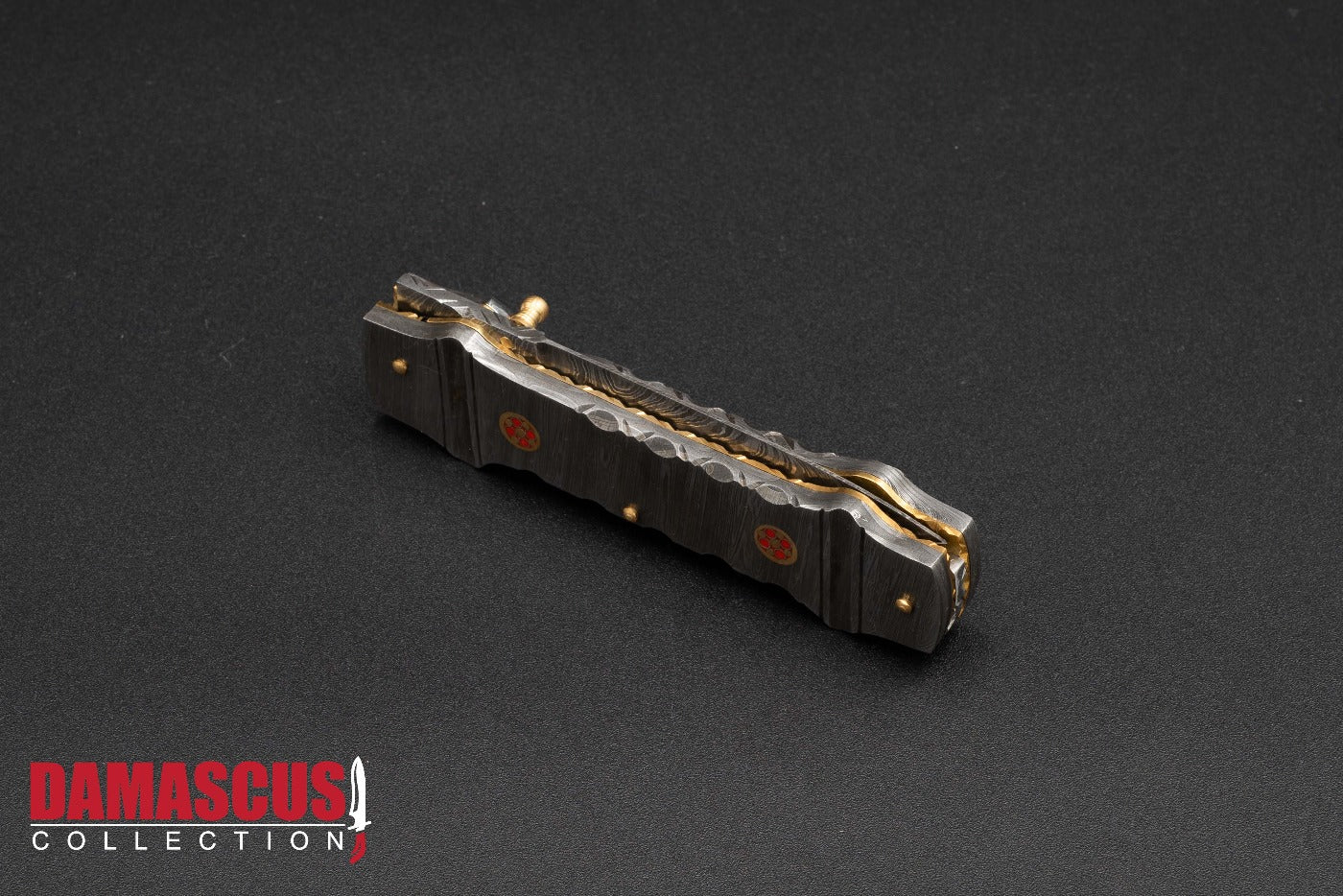 Damascus Steel Folding Knife