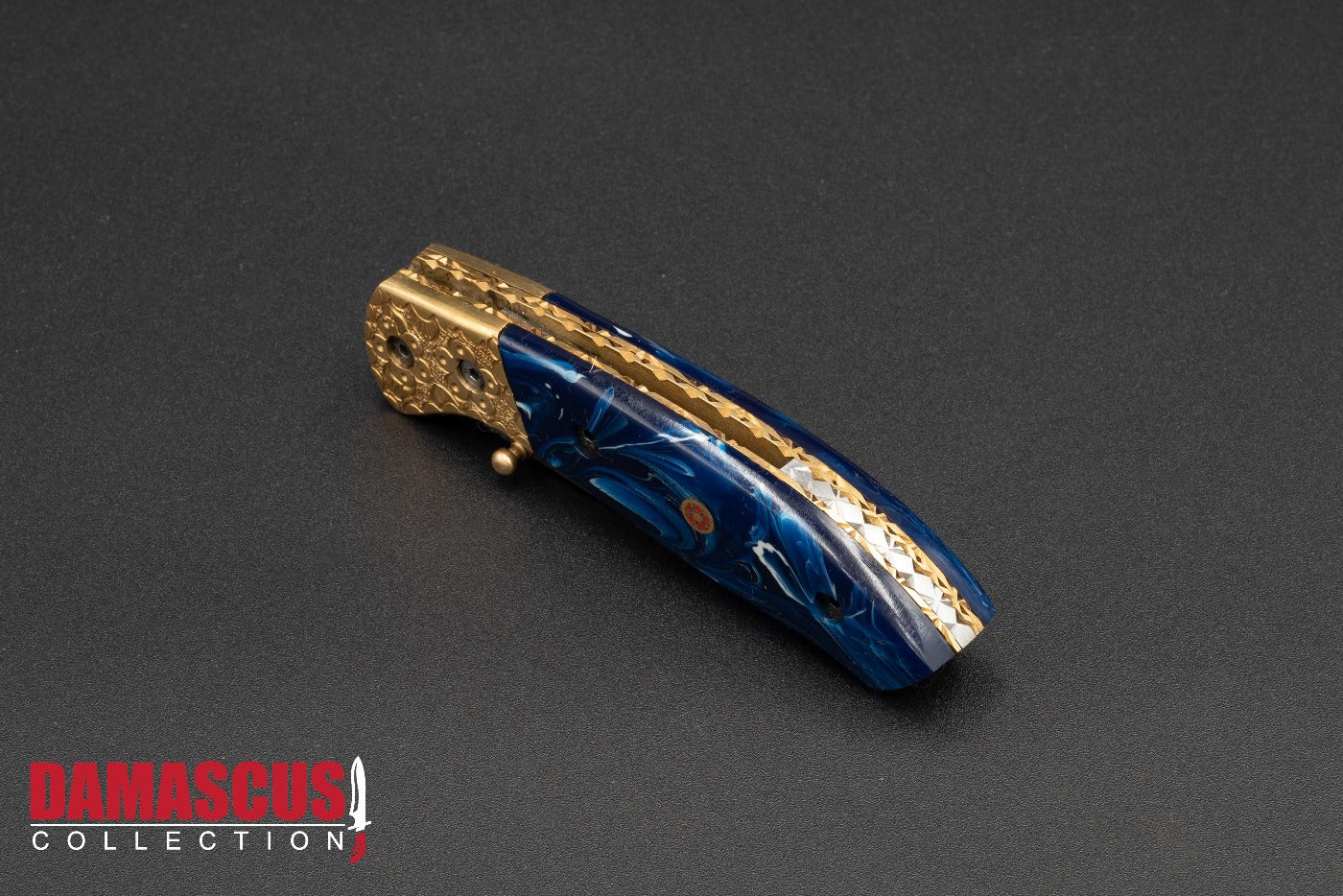 Damascus Steel Folding Knife