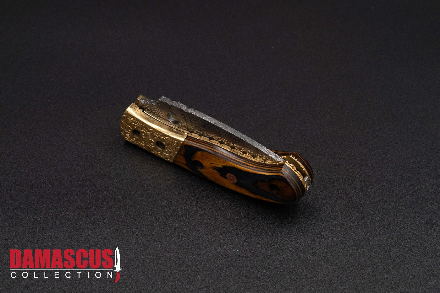 Damascus Steel Folding Knife