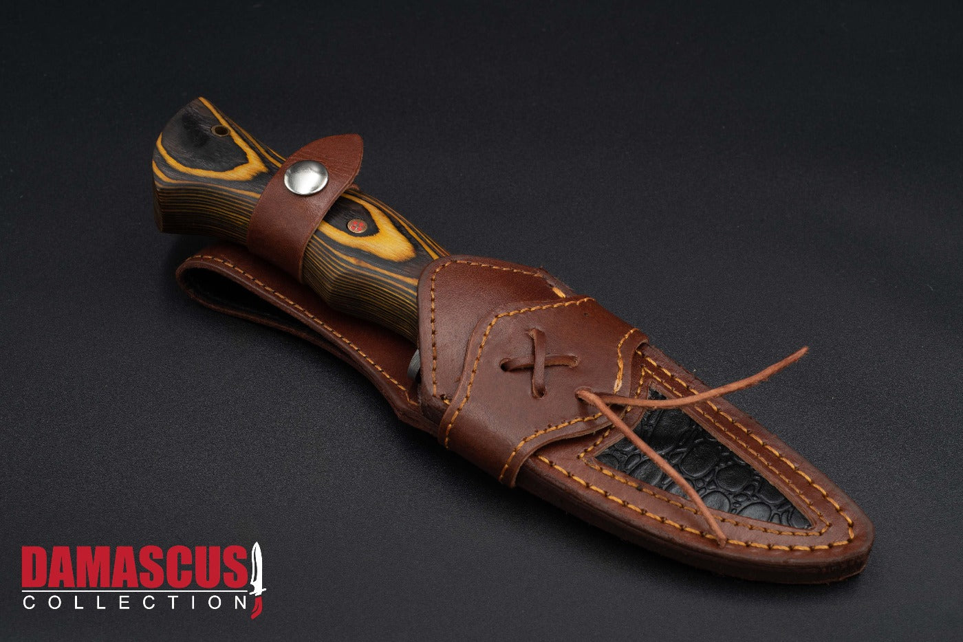 Damascus Steel Hunting Knife