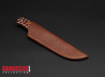 Damascus Steel Hunting Knife 10-inch Blade HUN-1303