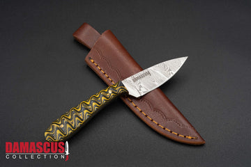 Damascus Steel Skinner Knife 6-inch Blade SKN-1101