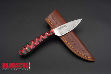 Damascus Steel Skinner Knife 6-inch Blade SKN-1103